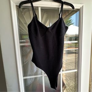 black bodysuit